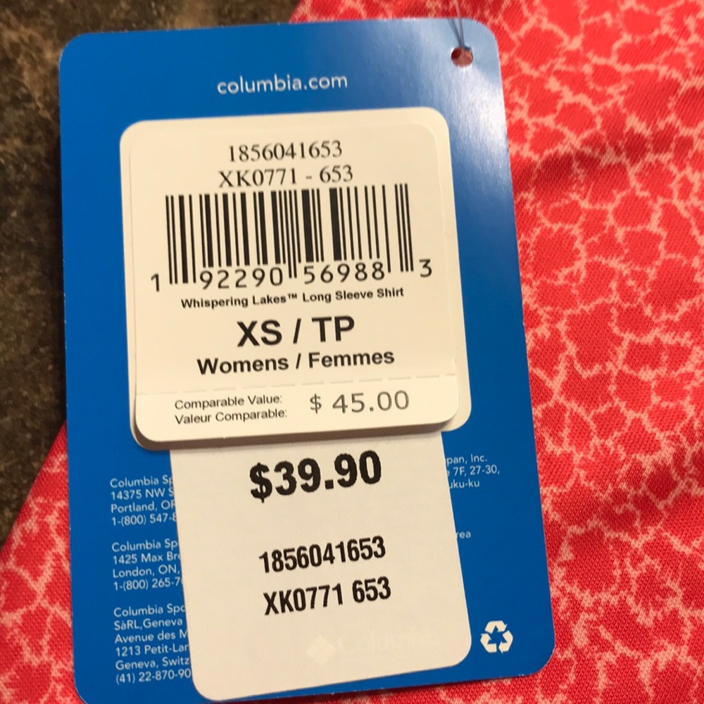 NWT Columbia Long Sleeve Shirt - Picture 8 of 8